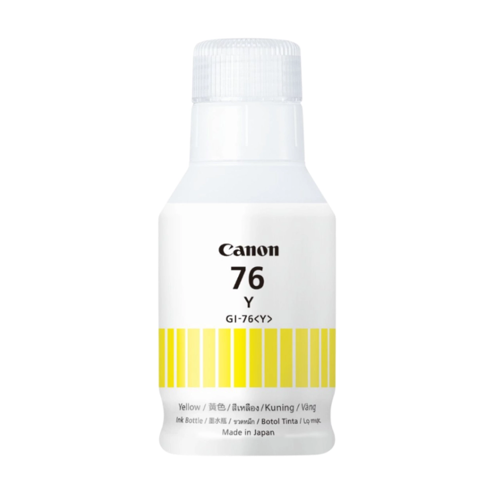 Canon 76 Yellow Inkjet Ink Bottle 135ml view 2